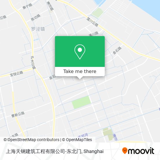 上海天钢建筑工程有限公司-东北门 map