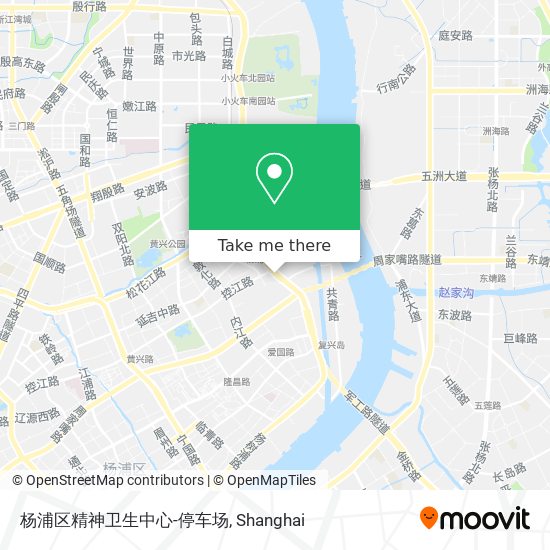 杨浦区精神卫生中心-停车场 map