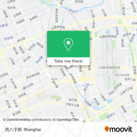 西八字桥 map