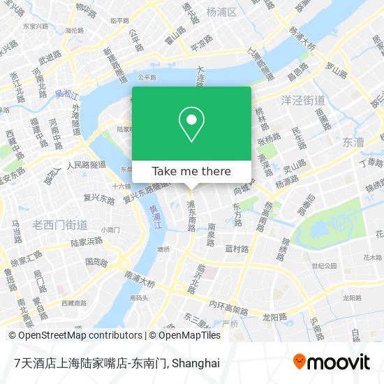7天酒店上海陆家嘴店-东南门 map