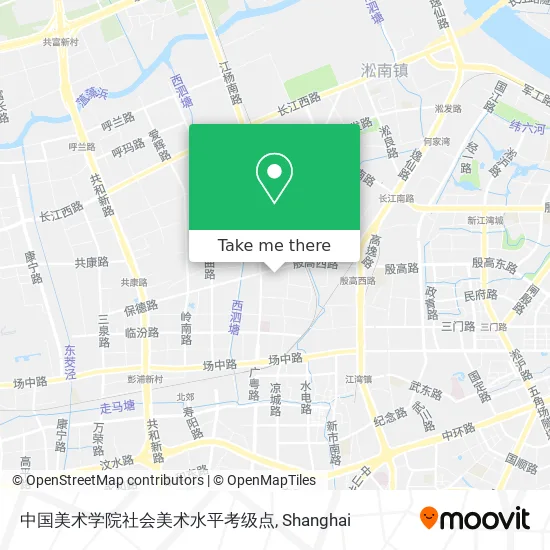 中国美术学院社会美术水平考级点 map