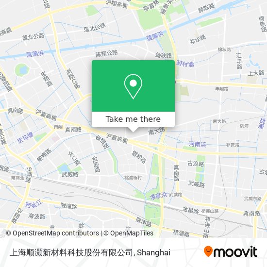 上海顺灏新材料科技股份有限公司 map