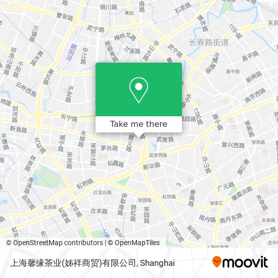上海馨缘茶业(姊祥商贸)有限公司 map