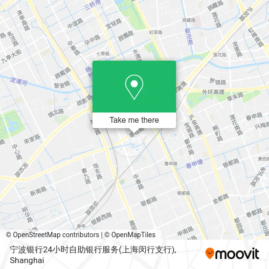 宁波银行24小时自助银行服务(上海闵行支行) map