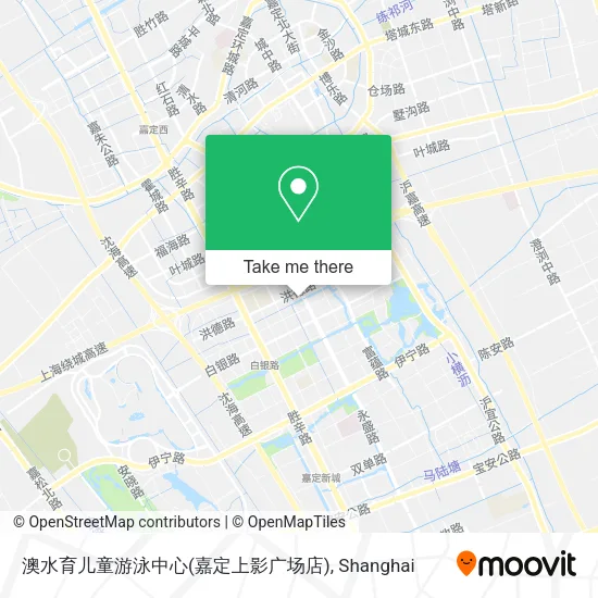 澳水育儿童游泳中心(嘉定上影广场店) map