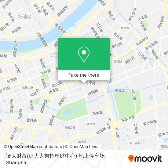 证大财富(证大大拇指理财中心)-地上停车场 map