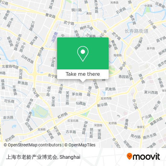 上海市老龄产业博览会 map