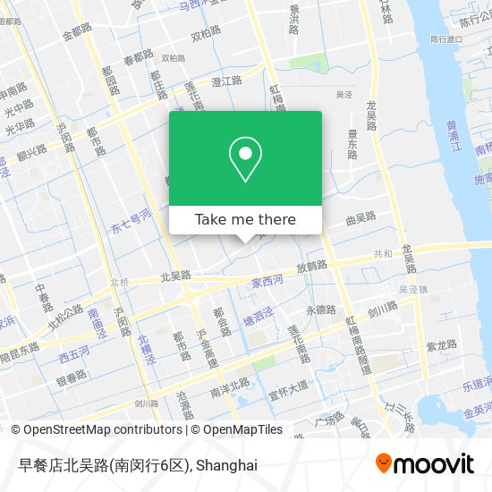 早餐店北吴路(南闵行6区) map