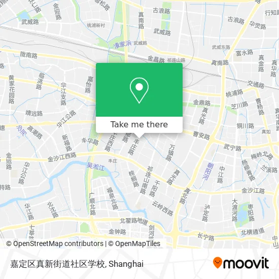 嘉定区真新街道社区学校 map