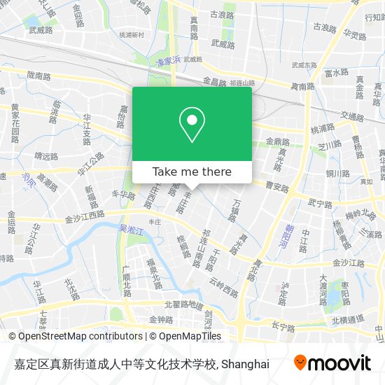 嘉定区真新街道成人中等文化技术学校 map