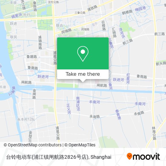 台铃电动车(浦江镇闸航路2826号店) map