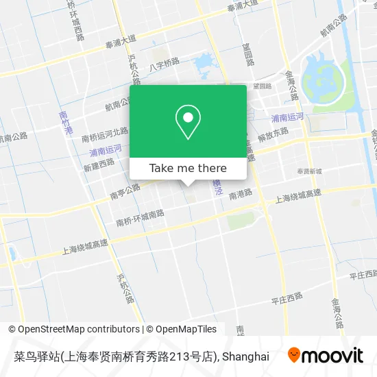 菜鸟驿站(上海奉贤南桥育秀路213号店) map