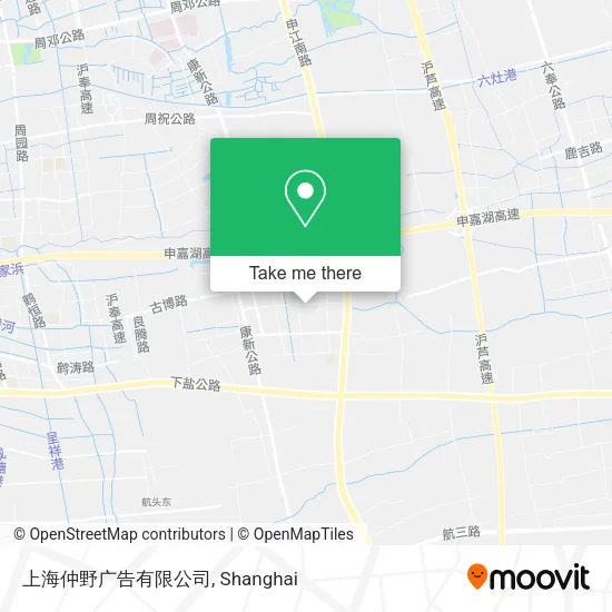 上海仲野广告有限公司 map
