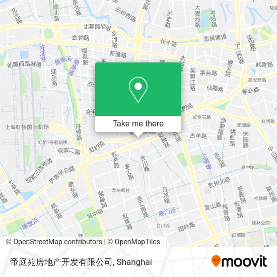 帝庭苑房地产开发有限公司 map