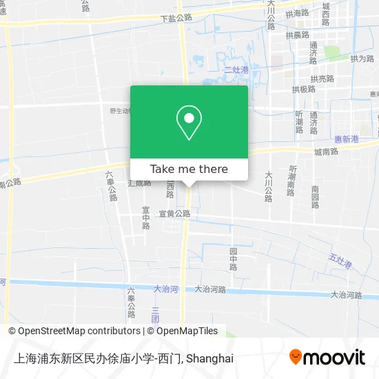 上海浦东新区民办徐庙小学-西门 map