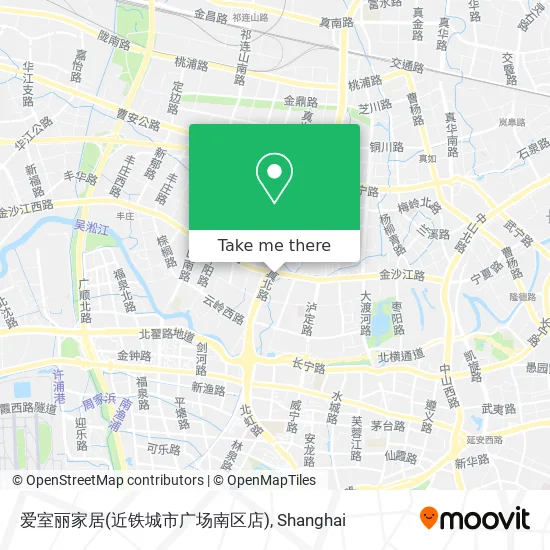 爱室丽家居(近铁城市广场南区店) map
