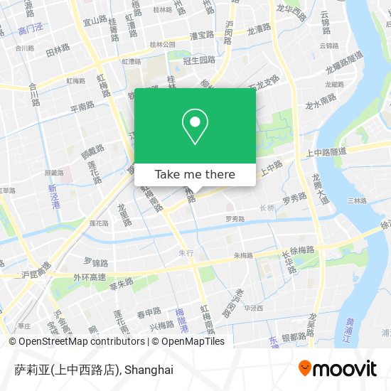 萨莉亚(上中西路店) map