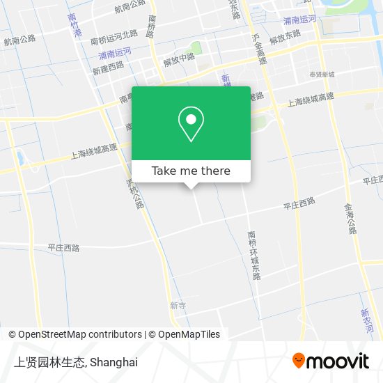 上贤园林生态 map