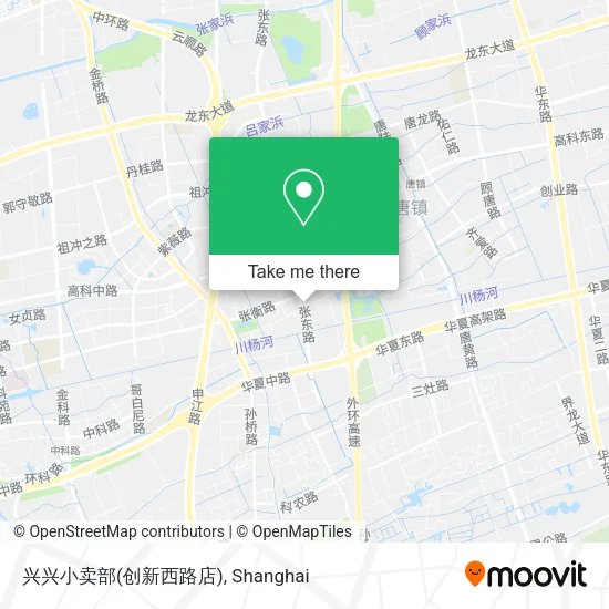 兴兴小卖部(创新西路店) map
