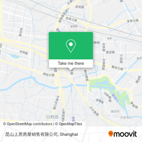 昆山上房房屋销售有限公司 map