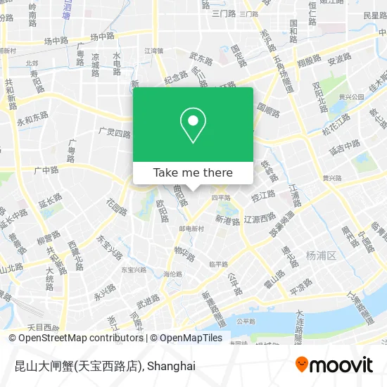昆山大闸蟹(天宝西路店) map
