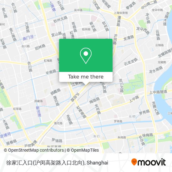 徐家汇入口(沪闵高架路入口北向) map