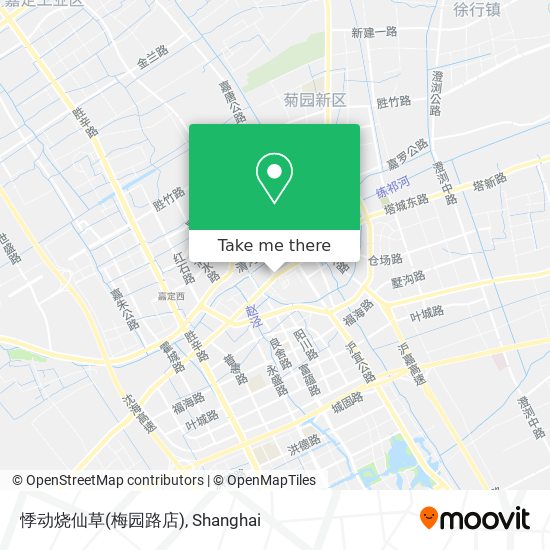 悸动烧仙草(梅园路店) map