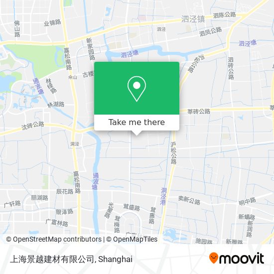 上海景越建材有限公司 map