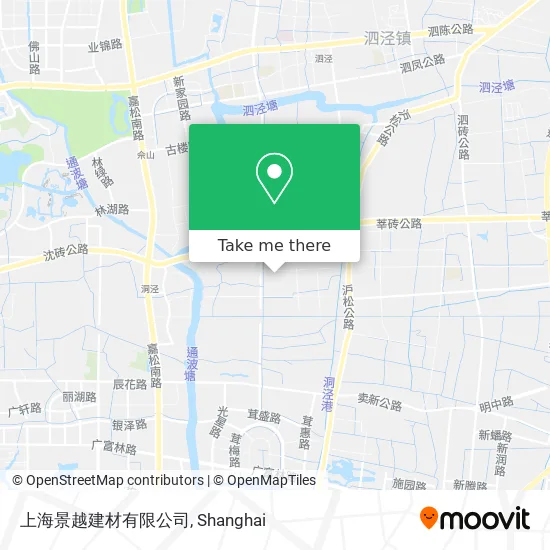 上海景越建材有限公司 map