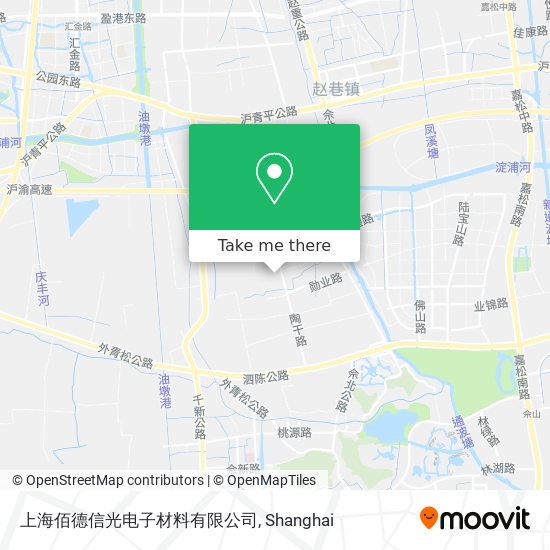 上海佰德信光电子材料有限公司 map