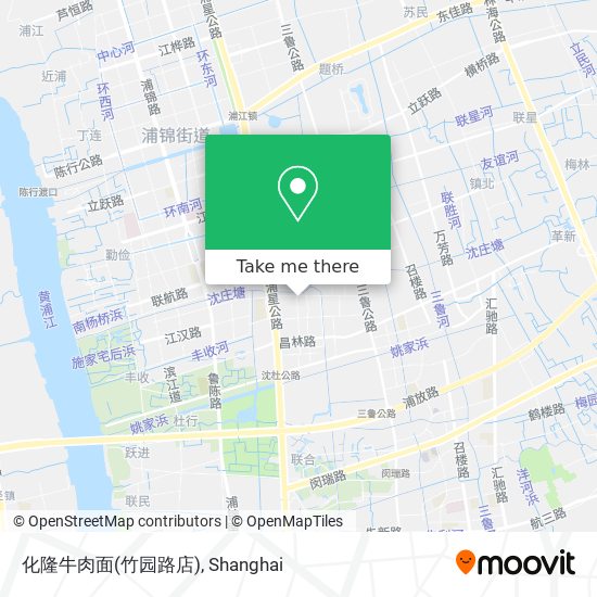 化隆牛肉面(竹园路店) map