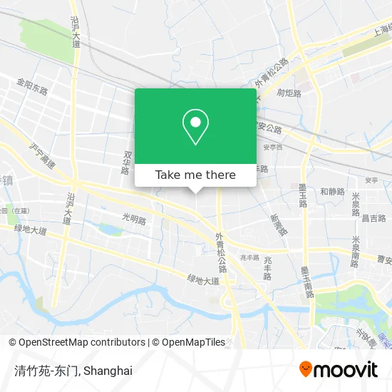 清竹苑-东门 map