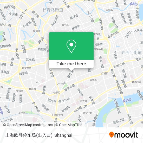 上海欧登停车场(出入口) map