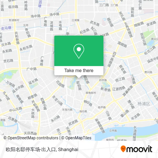 欧阳名邸停车场-出入口 map