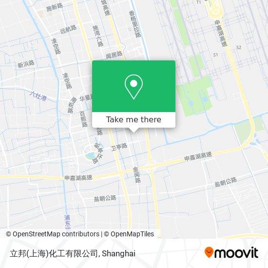 立邦(上海)化工有限公司 map