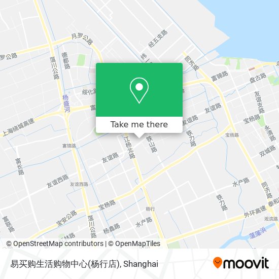 易买购生活购物中心(杨行店) map