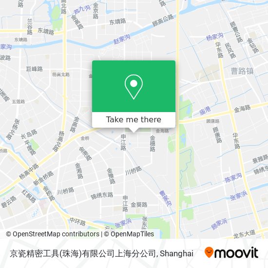 京瓷精密工具(珠海)有限公司上海分公司 map