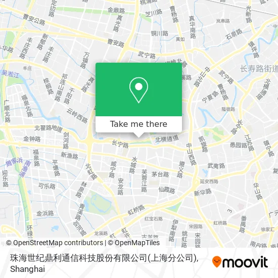 珠海世纪鼎利通信科技股份有限公司(上海分公司) map