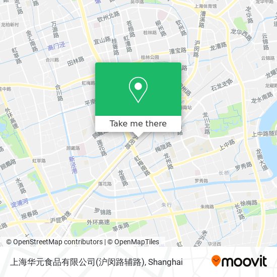 上海华元食品有限公司(沪闵路辅路) map