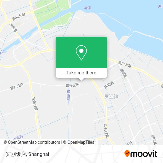 宾朋饭店 map