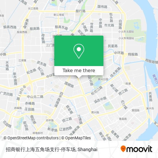 招商银行上海五角场支行-停车场 map