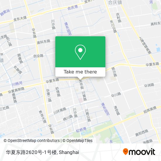 华夏东路2620号-1号楼 map