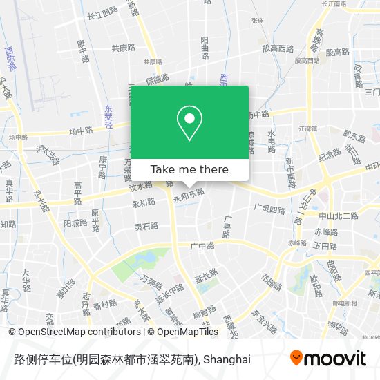 路侧停车位(明园森林都市涵翠苑南) map