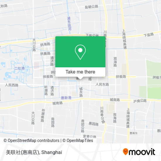 美联社(惠南店) map