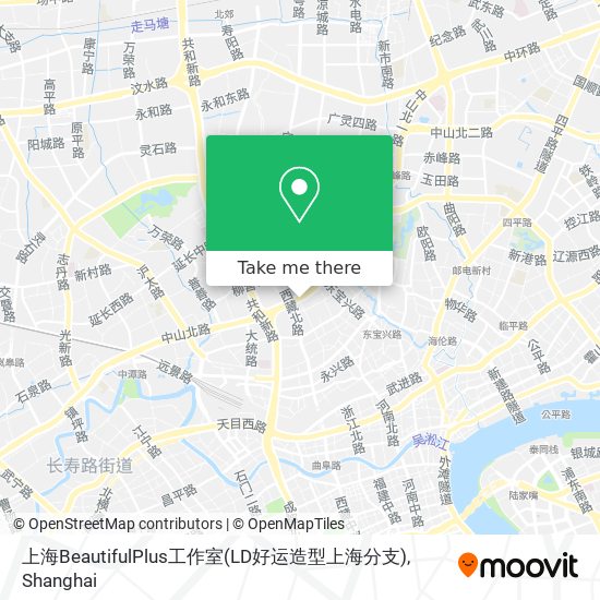 上海BeautifulPlus工作室(LD好运造型上海分支) map