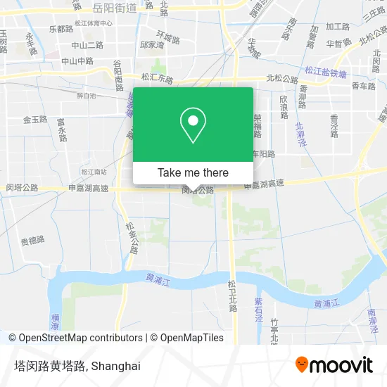 塔闵路黄塔路 map