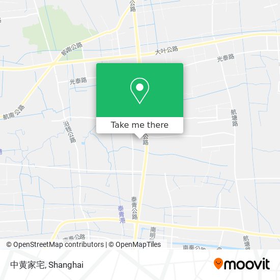 中黄家宅 map