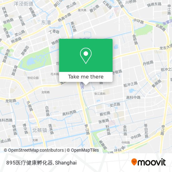 895医疗健康孵化器 map