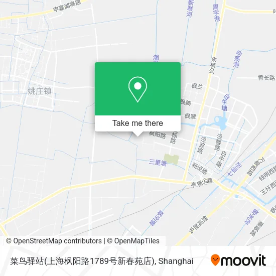 菜鸟驿站(上海枫阳路1789号新春苑店) map