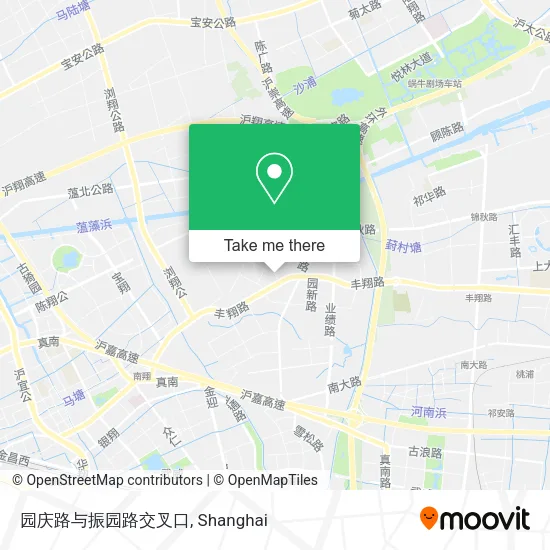 园庆路与振园路交叉口 map